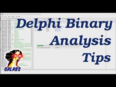 Tips For Analyzing Delphi Binaries in IDA (Danabot)