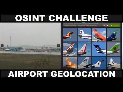 OSINT Challenge: Airport  Geolocation
