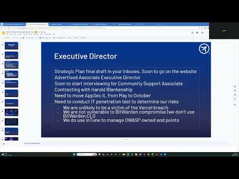 OWASP Global Board of Directors - April 2026