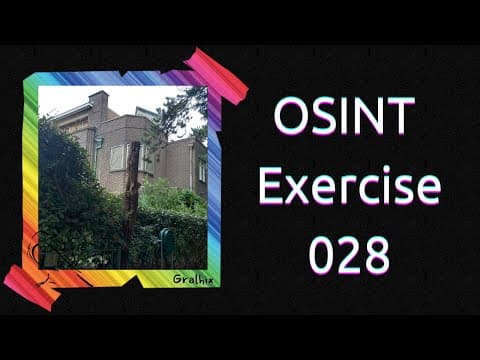 OSINT Exercise 028 | Solution and full walkthrough