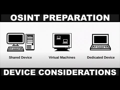 OSINT Preparation: Device Considerations