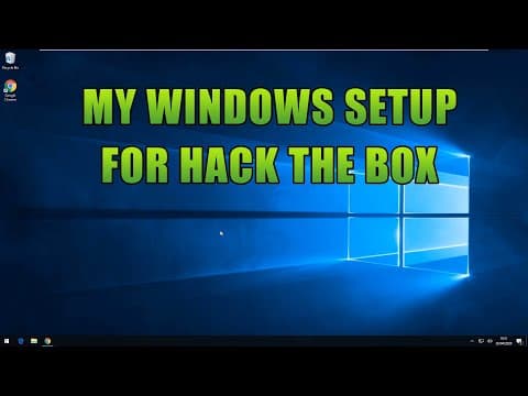 Setting Up A Windows VM For HTB Machines