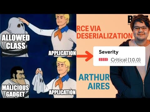 RCE via deserialization with a class allowlist bypass and DNS exfiltration with Arthur Aires