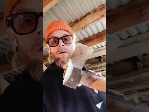 wood will keep you warm, once when chop, carry, staple and sort it,  and once when you burn it.