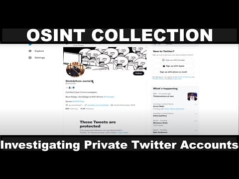 OSINT Collection: Investigating Private Twitter Accounts
