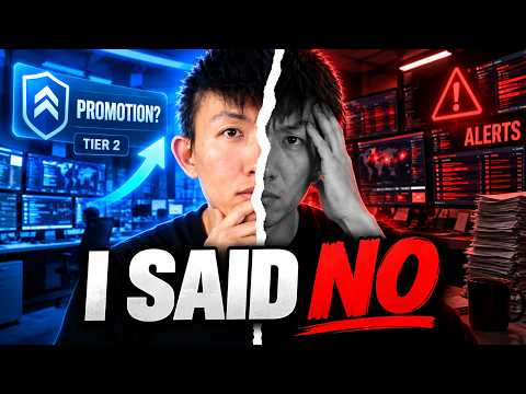 Why I Turned Down a SOC Analyst Promotion