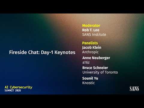 Fireside Chat with Day 1 Keynote Speakers