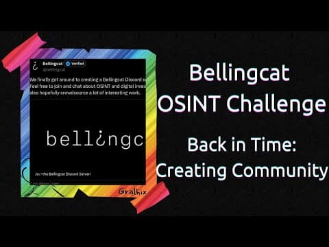 Bellingcat OSINT Challenge | Back in Time: Creating Community | Full solution and walkthrough