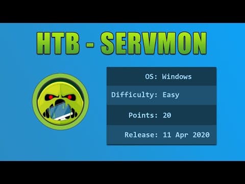 Hack The Box - ServMon