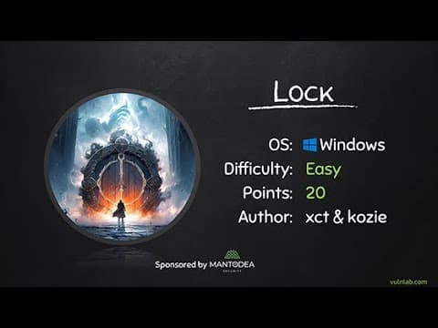 Vulnlab | Lock - Gitea Access Tokens, mRemoteNG & PDF24