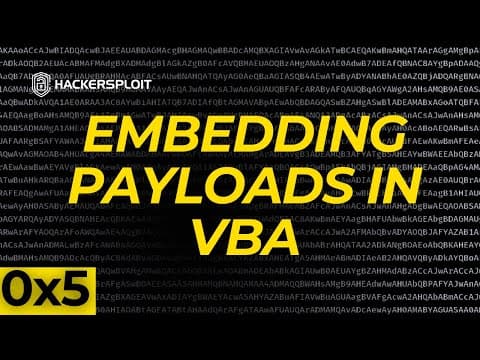 The SECRET to Embedding Metasploit Payloads in VBA Macros