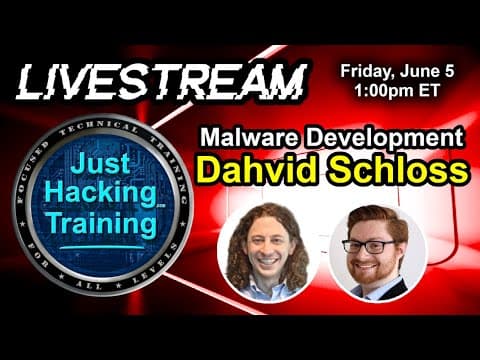 JHT Course Launch! Windows Maldev 6