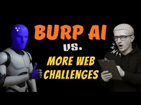 Burp AI vs. More Web Challenges!