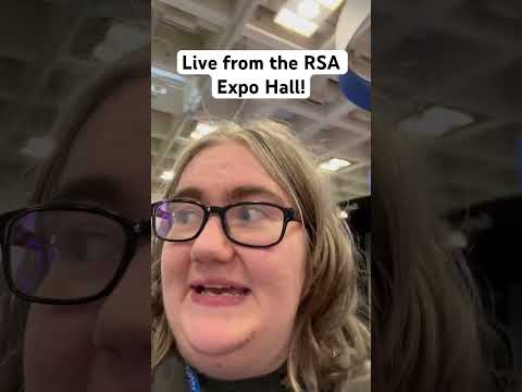 Live at the RSA expo hall!