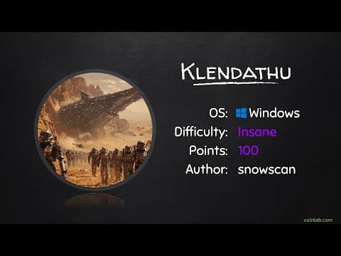 Vulnlab | Klendathu - Auth Coercion, Mixed Kerberos Stacks & Domain Backup Keys // by snowscan