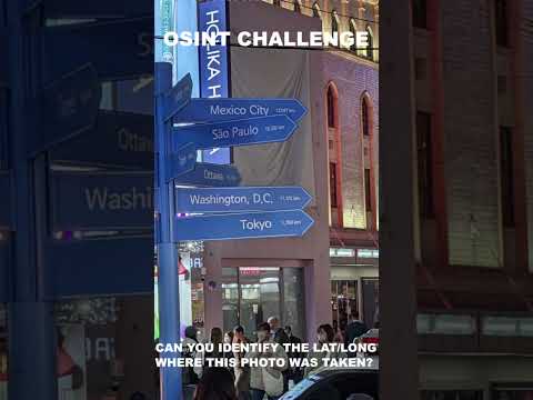 #OSINT Challenge: Blue City Sign