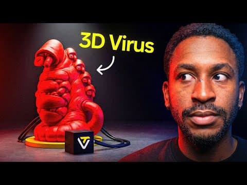 I 3D Printed the Deadliest Viruses Using Tripo AI