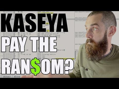 Kaseya Ransomware Attack - 5 Key Insights into this Malware campaign