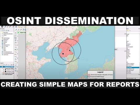 OSINT Dissemination: Creating Basics Maps for Reports
