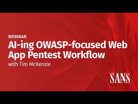 AIing OWASP focused Web App Pentest Workflow