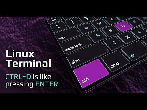 Pressing CTRL+D Is NOT what you think!