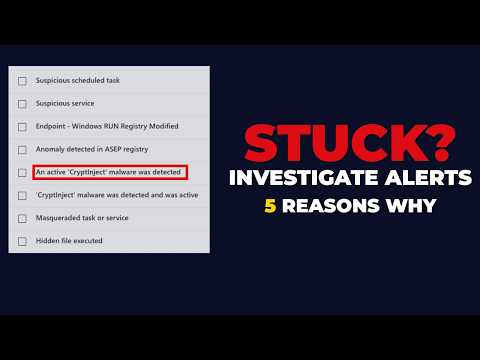 5 Reasons You Can’t Investigate Alerts (And How to Fix It)