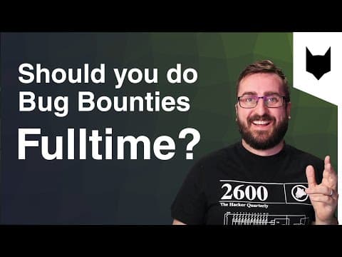 Hacking on Bug Bounties for a Living