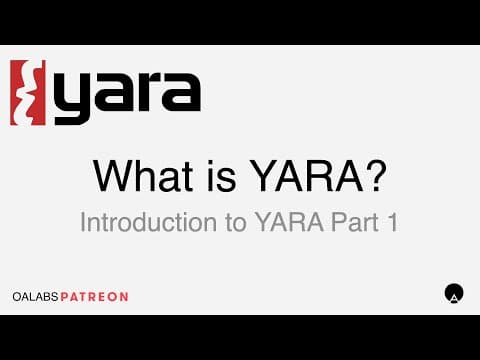 Introduction to YARA Part 1 - What is a YARA Rule