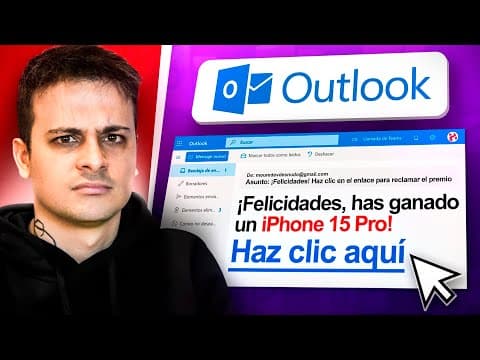 Así te HACKEAN en OUTLOOK con un solo CLICK
