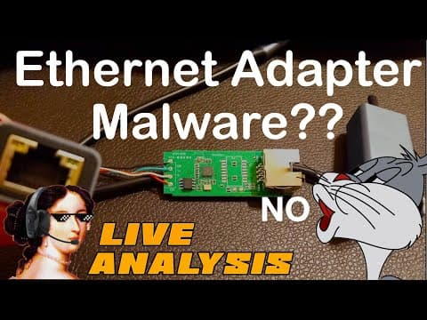 USB Ethernet Adapter Malware??? Chinese RJ45-USB Full Analysis - Part 1