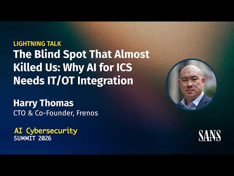 Lightning Talk: Why AI for ICS Needs IT/OT Integration