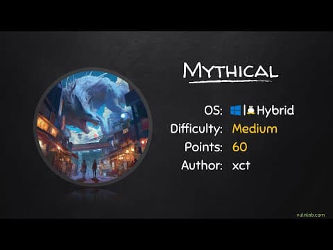 VL Mythical - Mythic C2, ADCS, Domain Trust & MSSQL