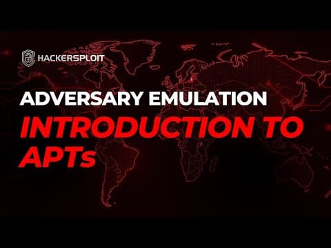 Introduction To Advanced Persistent Threats (APTs)