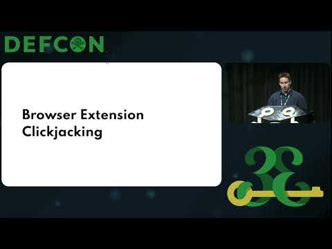 DEF CON 33 - Browser Extension Clickjacking: One Click and Your Credit Card Is Stolen  - Marek Tóth