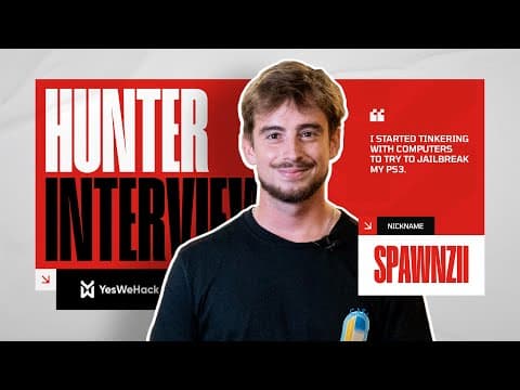 YesWeHack Hunter Interviews – #18 SpawnZii: “I started tinkering with computers to jailbreak my PS3”