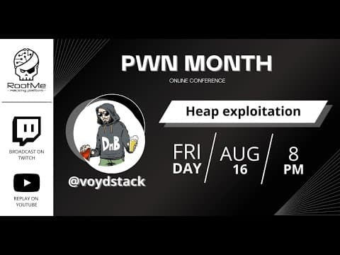 Conférence @Voydstack - Heap exploitation