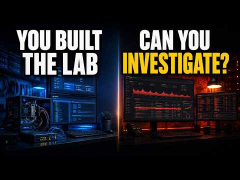 You Built the Lab. Can You Investigate the Alert?