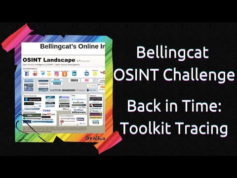 Bellingcat OSINT Challenge | Back in Time: Toolkit Tracing | Full solution and walkthrough
