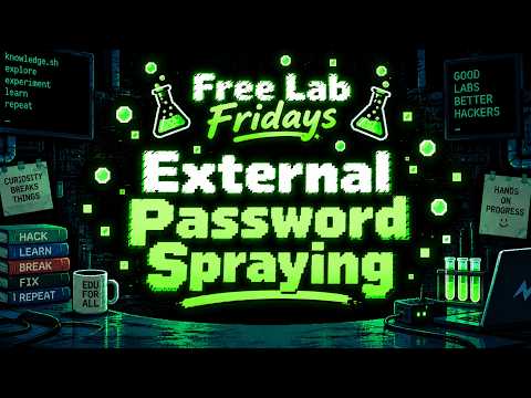 External Password Spraying | Free Lab Fridays [Full Lab Walkthrough]