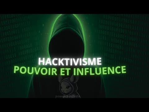 HACKTIVISME : POUVOIR ET INFLUENCE - Emeric Marchand