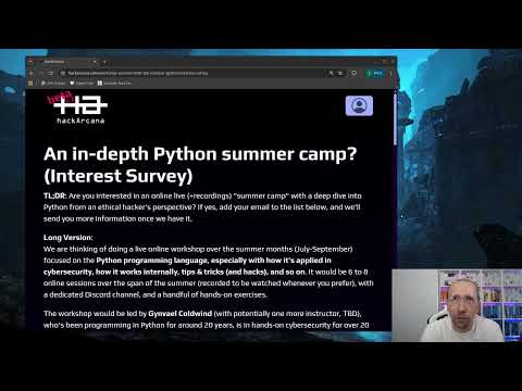 Are you interested in an in-depth Python Summer Camp? (Online!)