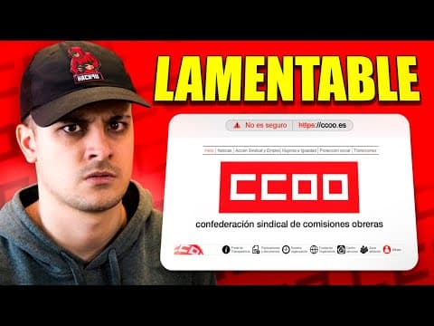 ASÍ de LAMENTABLE es la CIBERSEGURIDAD en ESPAÑA