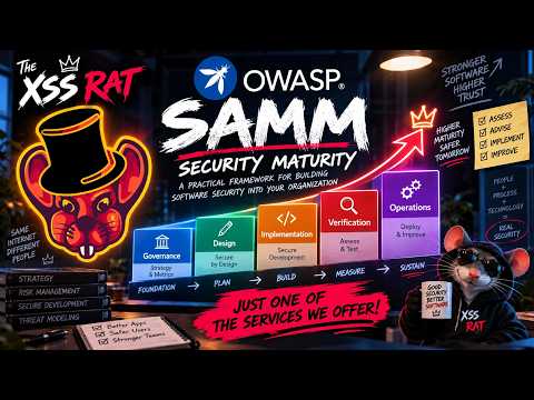 The XSS Rat - OWASP Software Assurance Maturity Model - Just one of the services we offer!