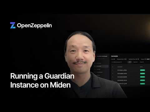 How to Run Guardian on Miden: A Production Setup Guide by OpenZeppelin