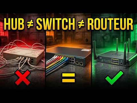 Hub vs Switch vs Routeur : Comprends Enfin la Différence !
