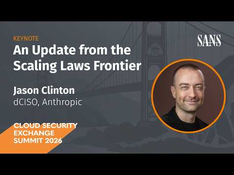 Keynote | An Update from the Scaling Laws Frontier