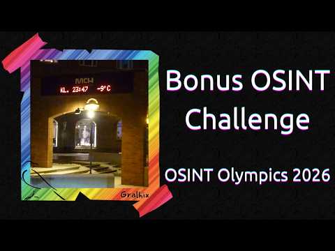 OSINT Olympics 2026 | Solution and full walkthrough