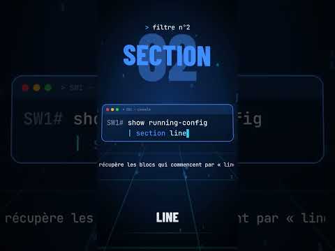 include, section, begin : filtre ta config Cisco