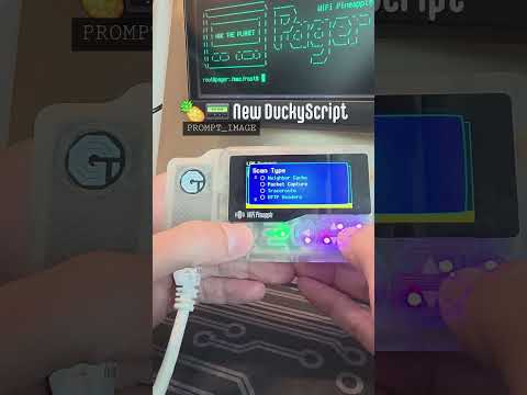 🍍📟 New DuckyScript: PROMPT_IMAGE - WiFi Pineapple Pager #pentesting #hacking #cybersecurity