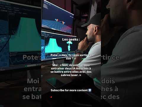 J’ai codé des IA de mouches qui se battent au sabre laser.